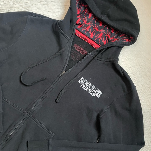 Netflix stranger things Demogorgon zip up hoodie - Picture 17 of 17